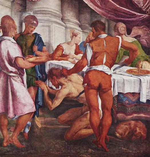 Follower of Jacopo da Ponte Enthauptung Johannes des Taufers Spain oil painting art